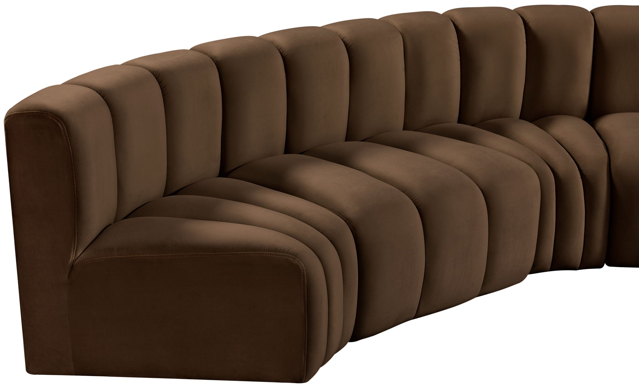 Arc - Velvet 6 Piece Modular Sofa