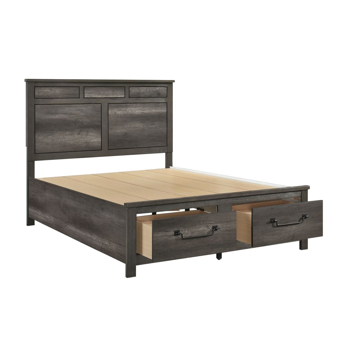 Lenior - Platform Bed With Storage Footboard