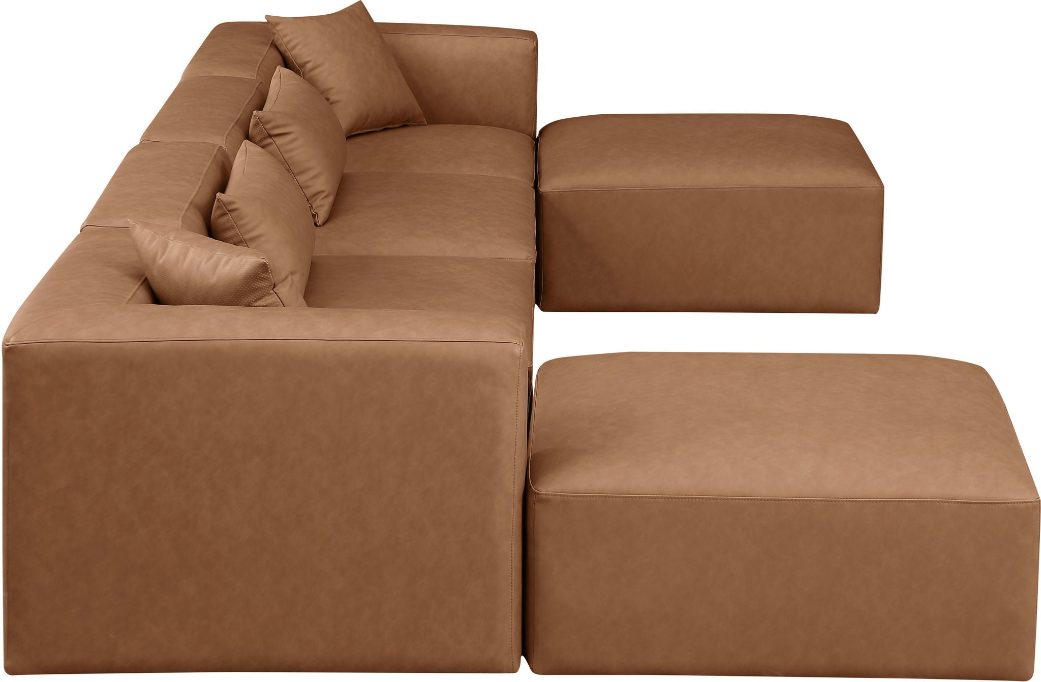 Cube - 6 Piece Modular Double Chaise Sectional