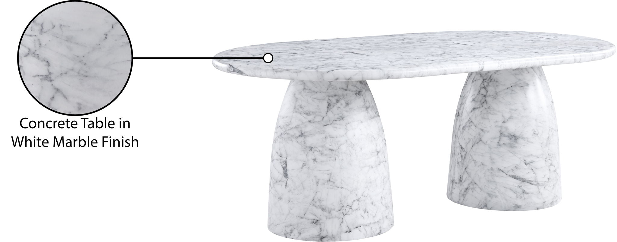 Cosenza - Concrete Dining Table
