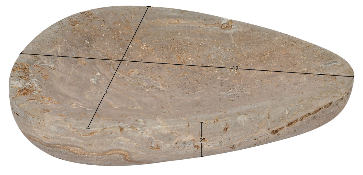 Whelan - Travertine Bowl