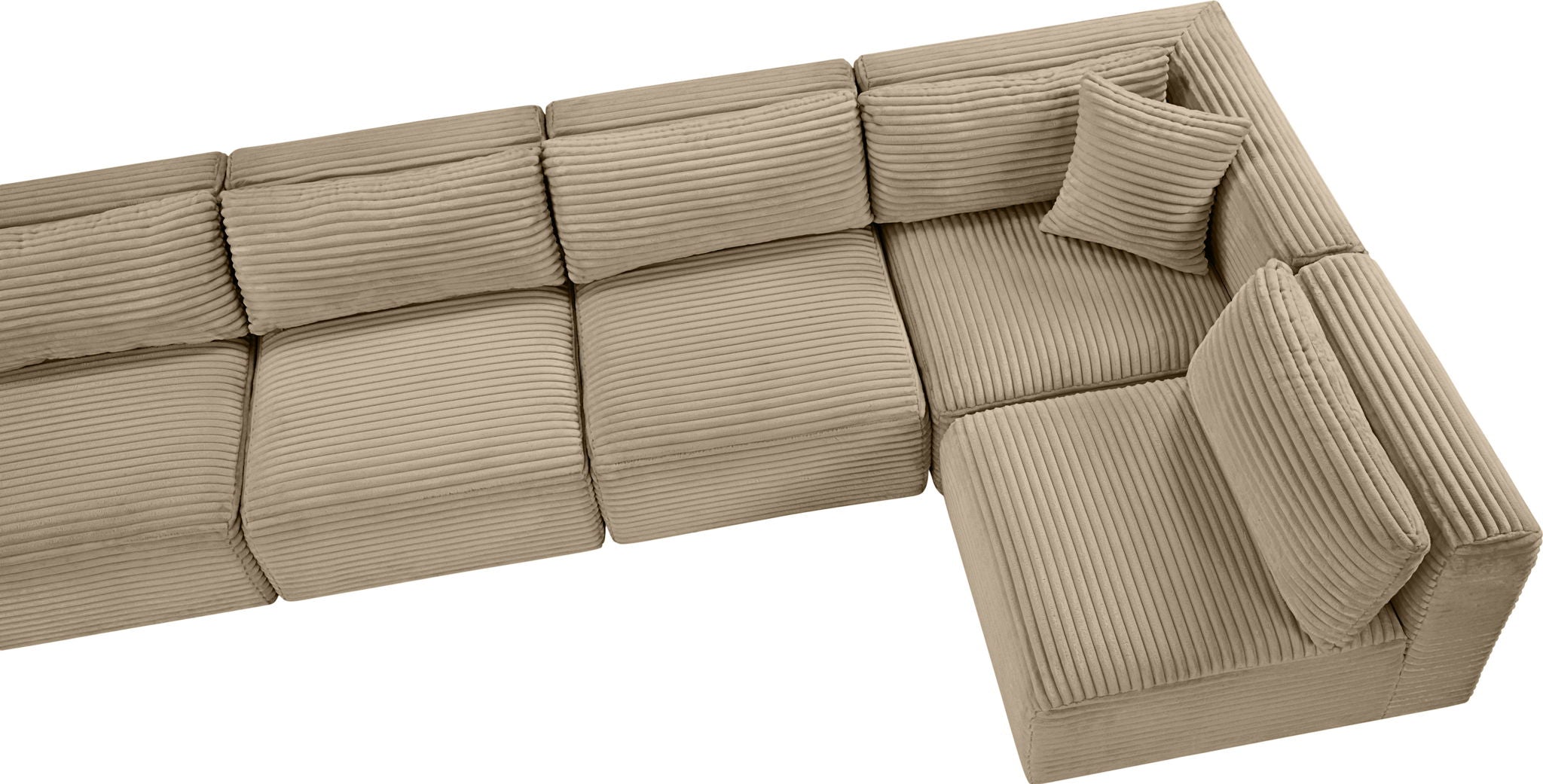 Shaggy - Fabric 9 Piece Modular Sectional