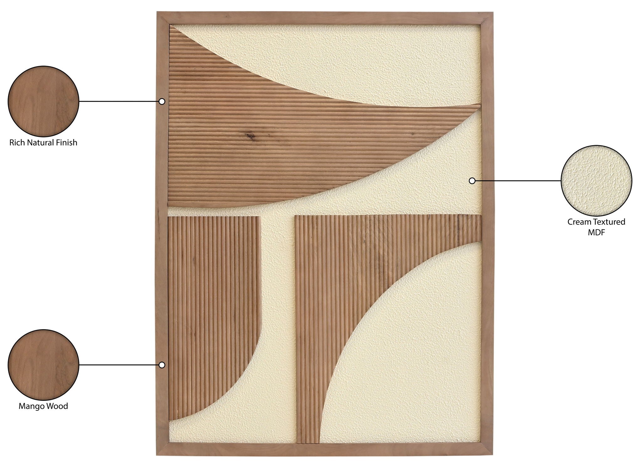 Cadence - Mango Wood Wall Decor