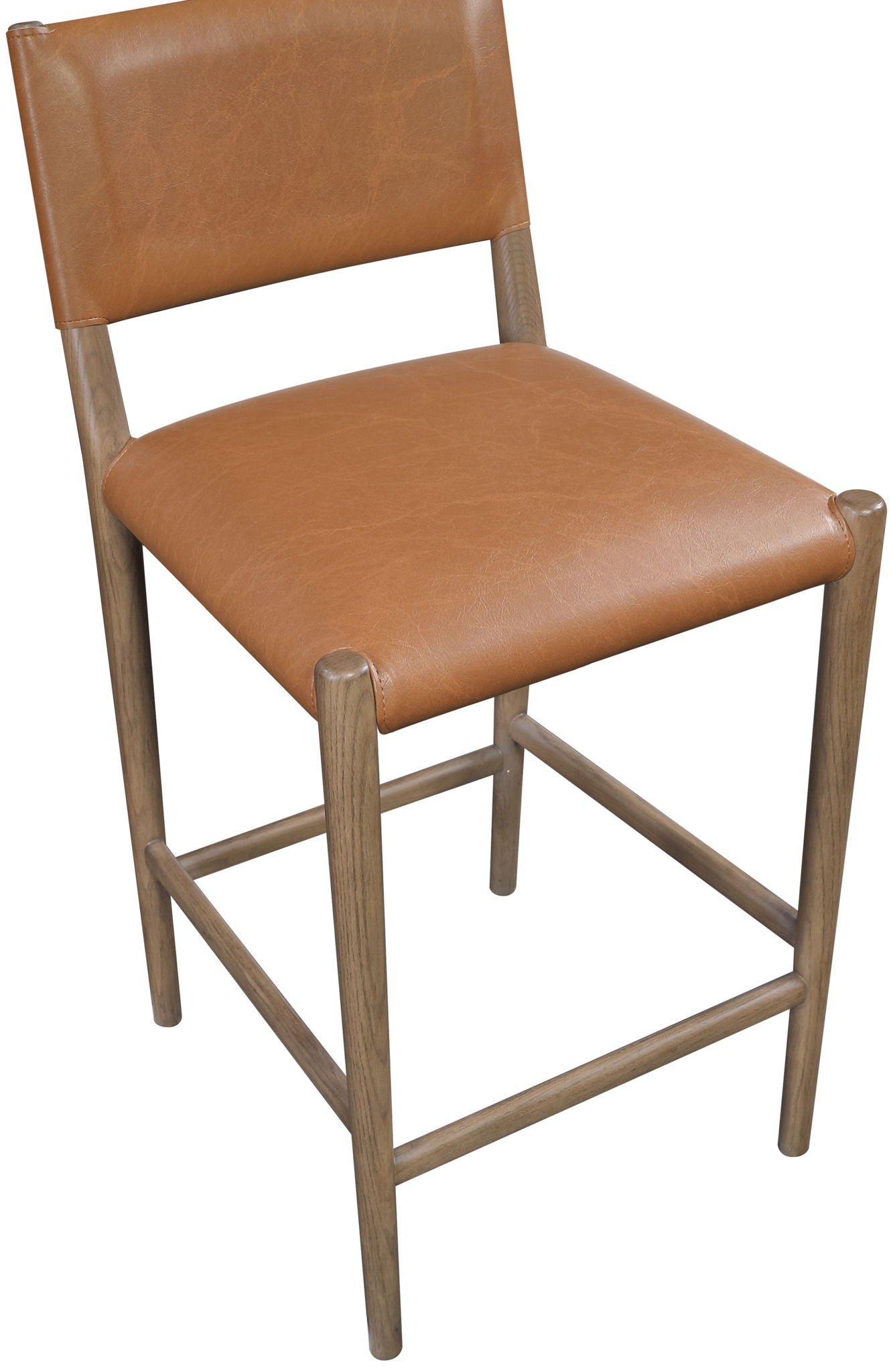 Andie - Upholstered Counter Stool - Brown Base