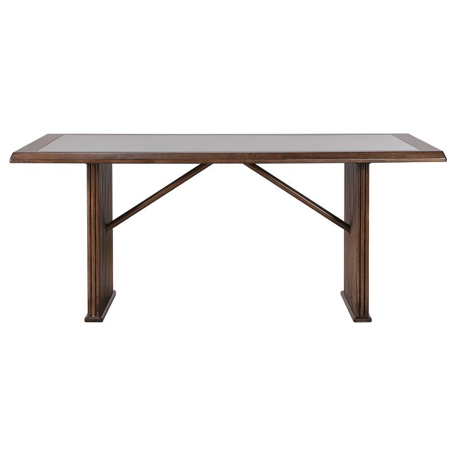 Sherwood 5-piece Rectangular Dining Table Set Brown