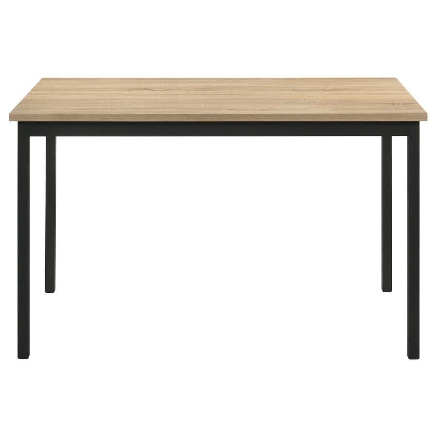 Garza Rectangular 47-inch Dining Table Greige Oak