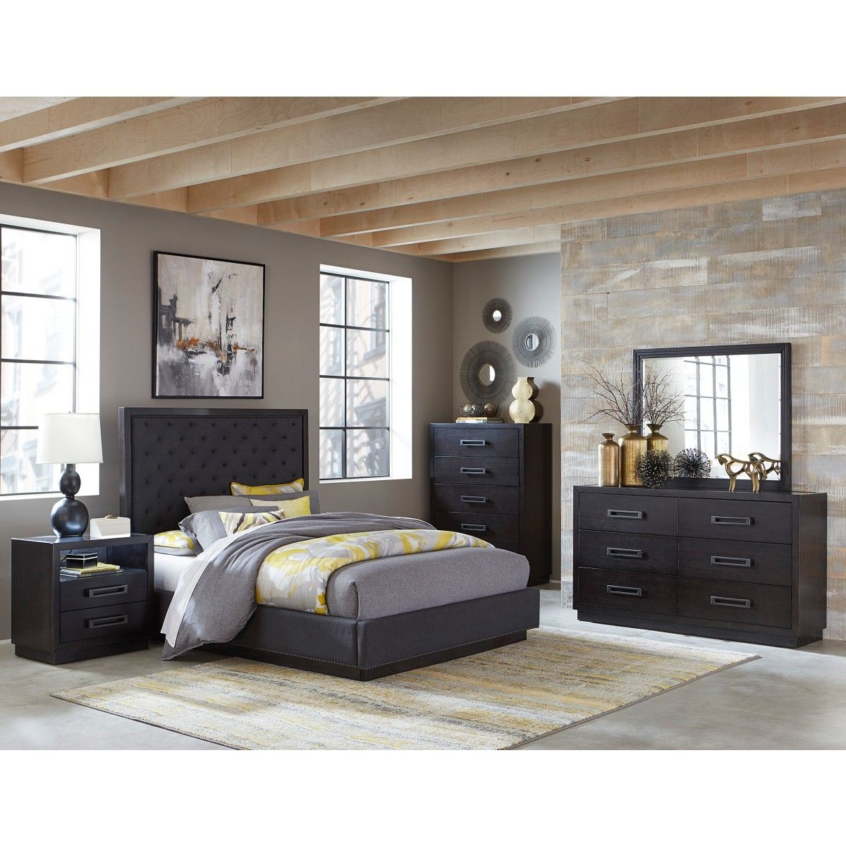 Larchmont - Mirror - Gray