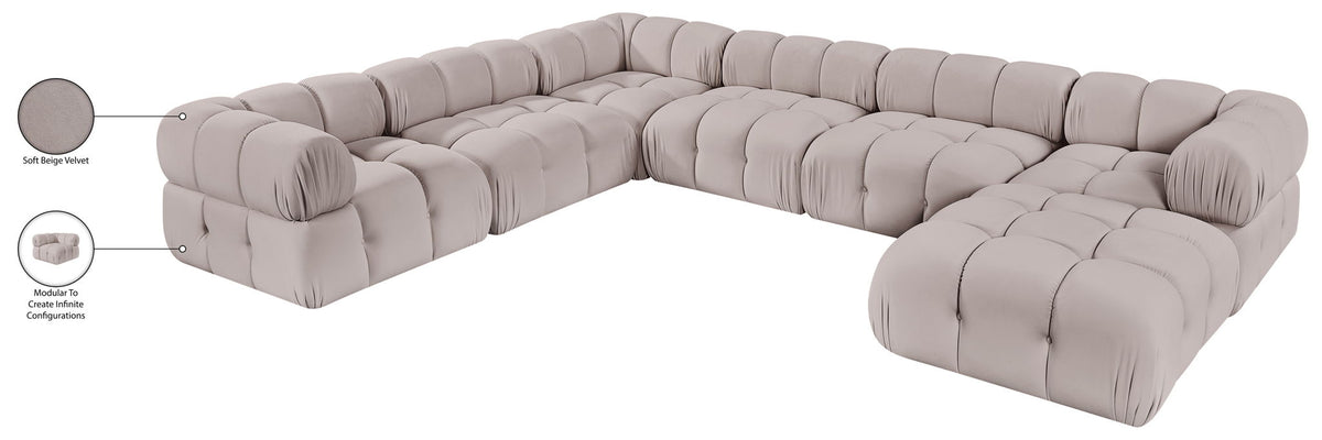 Orin - 7 Piece Modular Sectional (3 Modular Chairs, 3 Corner Chairs & Ottoman)
