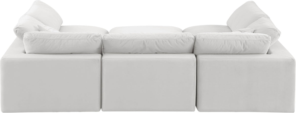 Comfy - 6 Piece Velvet Sectional