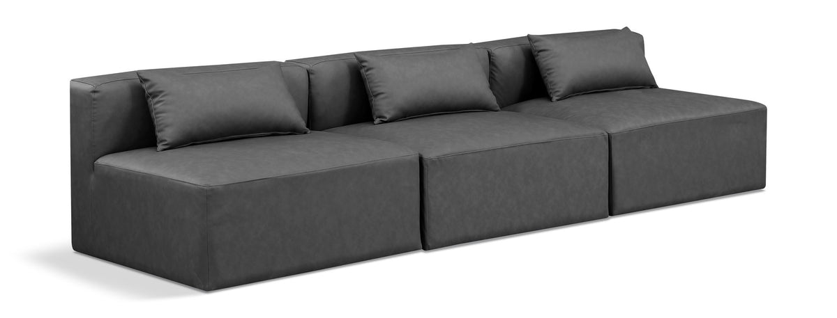 Cube - Modular 3 Seat Armless Sofa