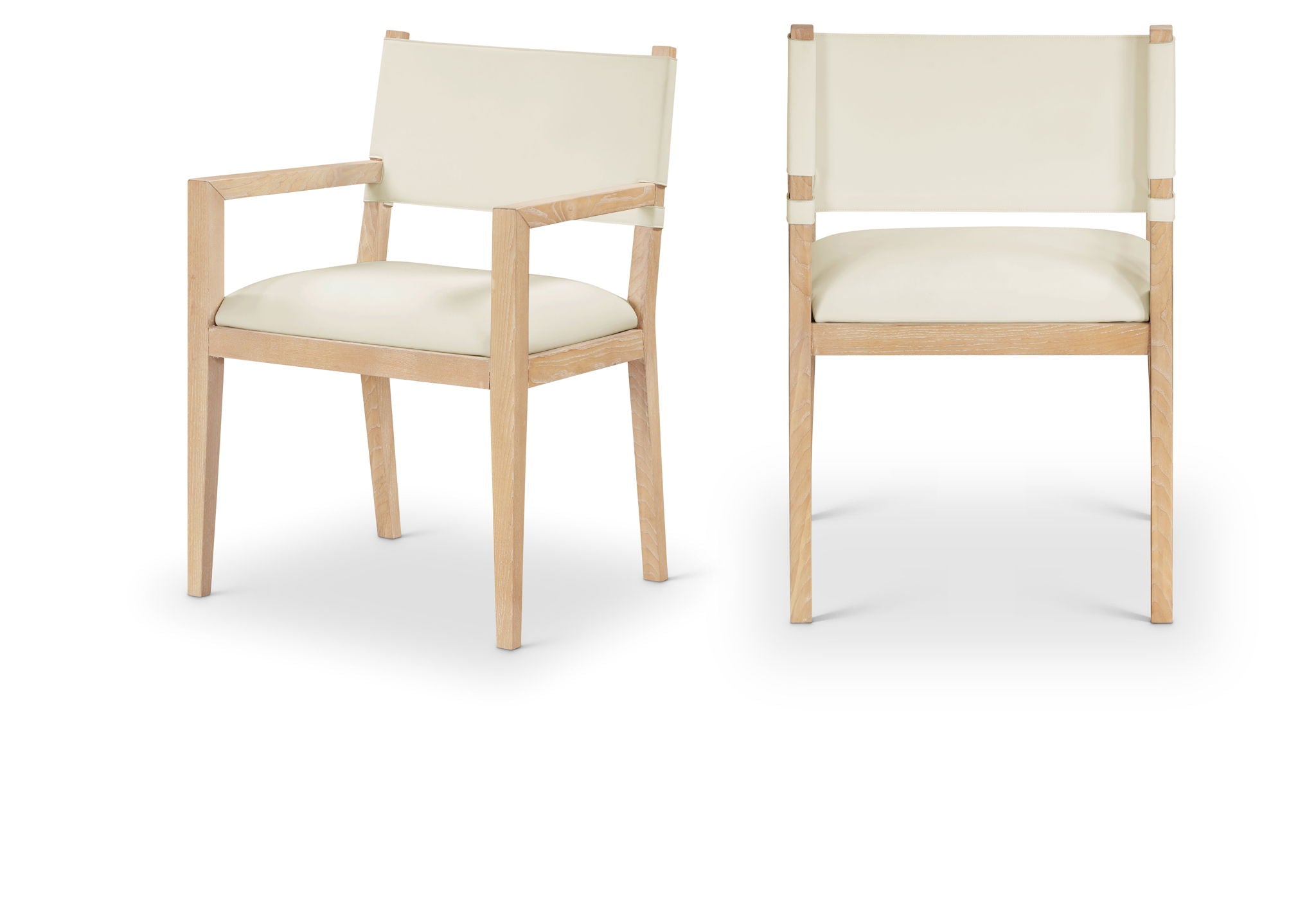 Avon - Vegan Leather Dining Arm Chair