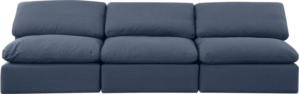 Indulge - Linen 3 Seat Modular Armless Sofa