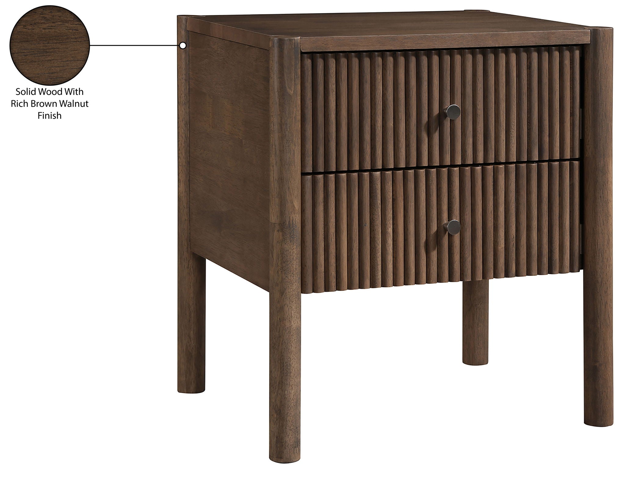 Kivo - Solid Wood Nightstand