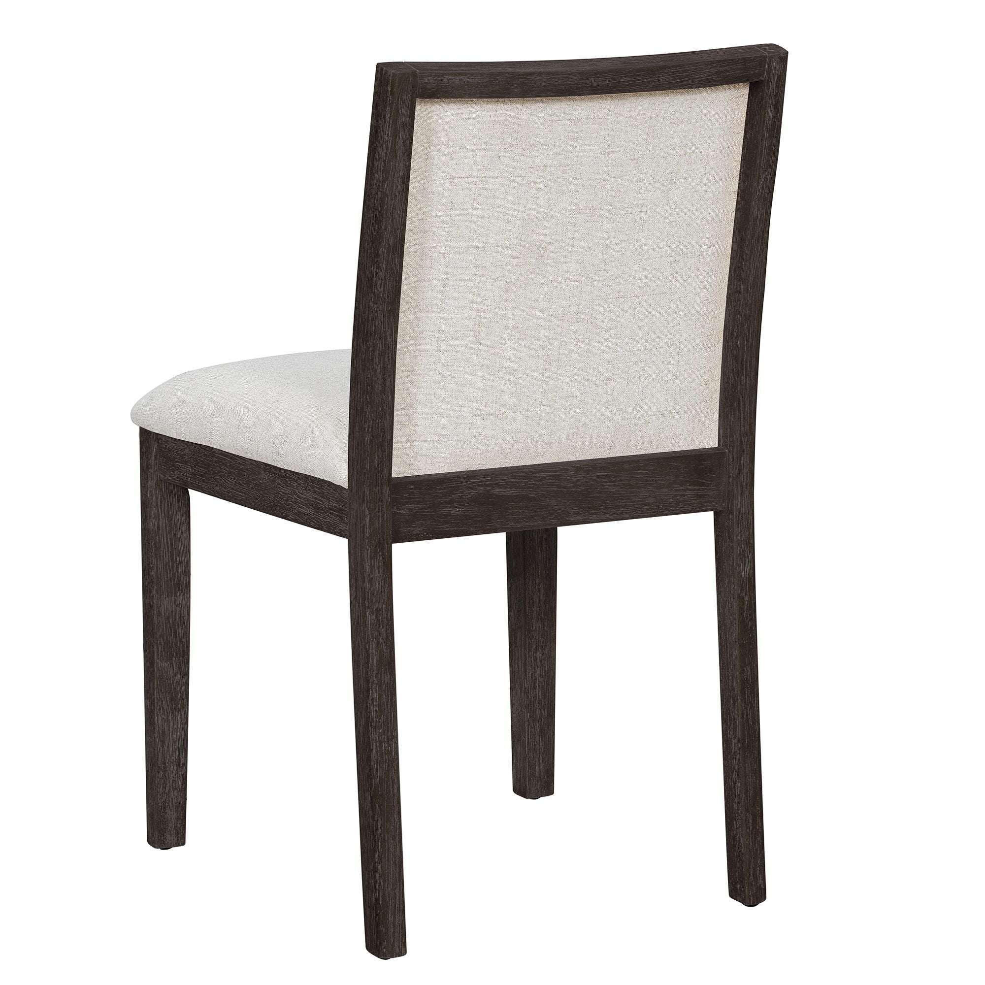 Dining Set With Rectangular Table, 4 Upholstered Chairs & 1 Padded Bench
