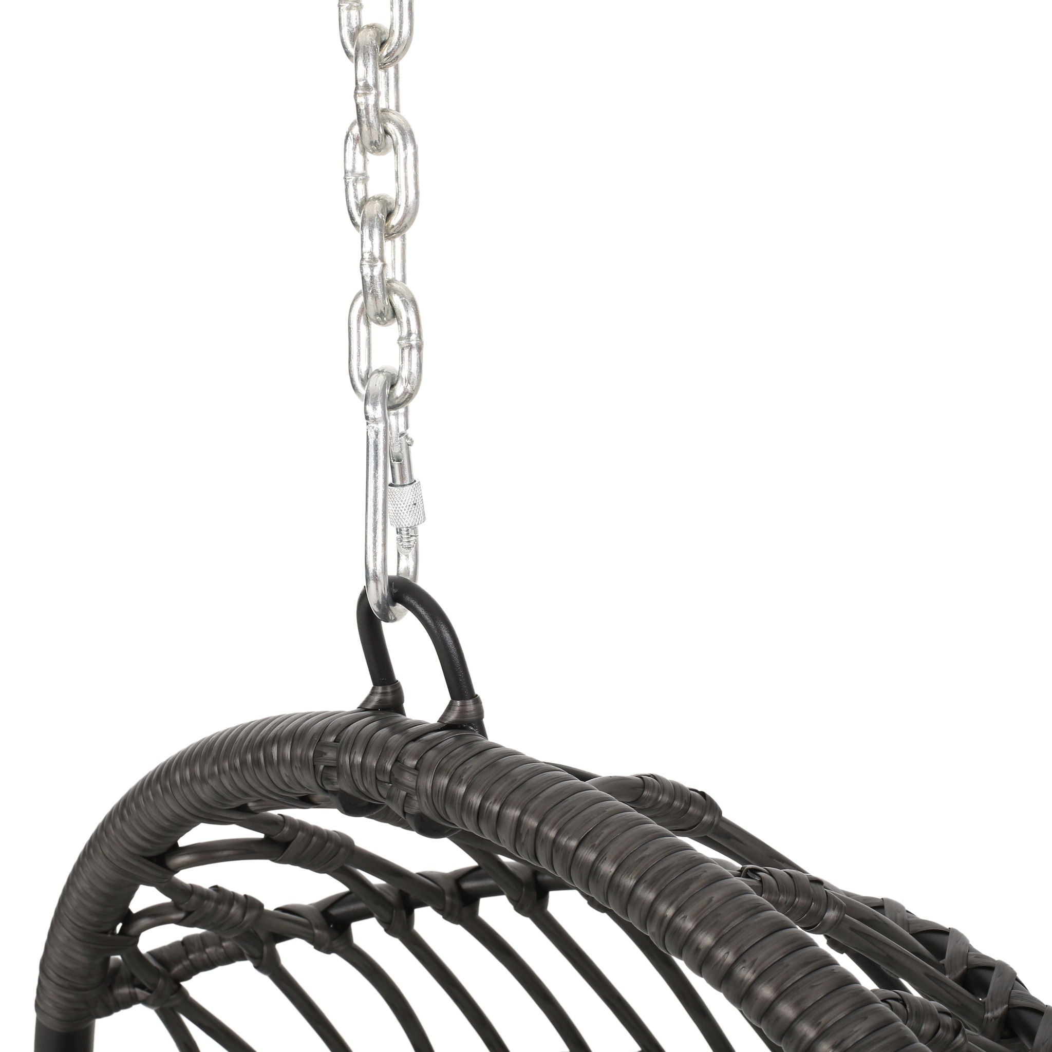 Richards - Outdoor / Indoor Wicker Hanging Chair - Gray