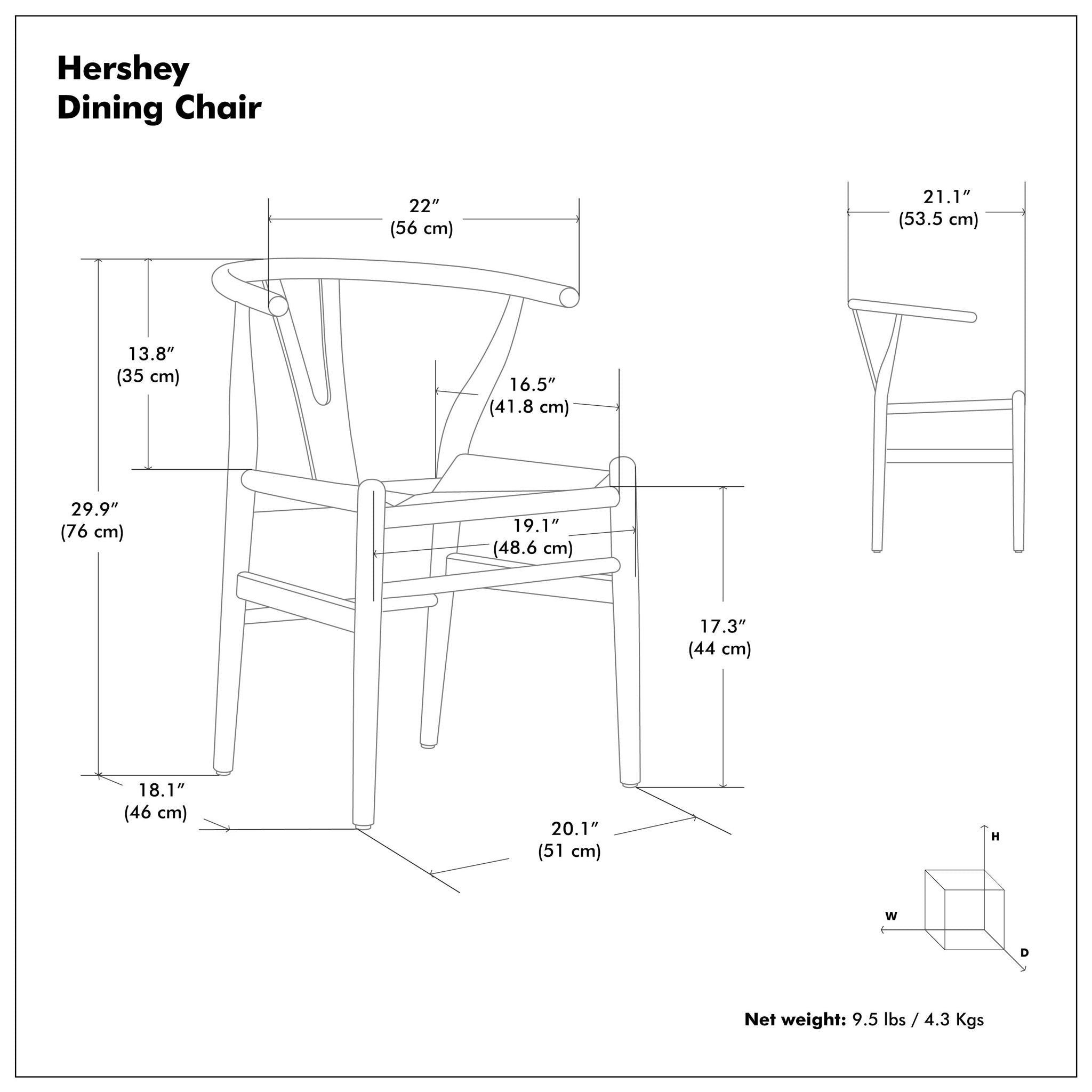 Hershey - Dining Chair (Set of 2) - Brown