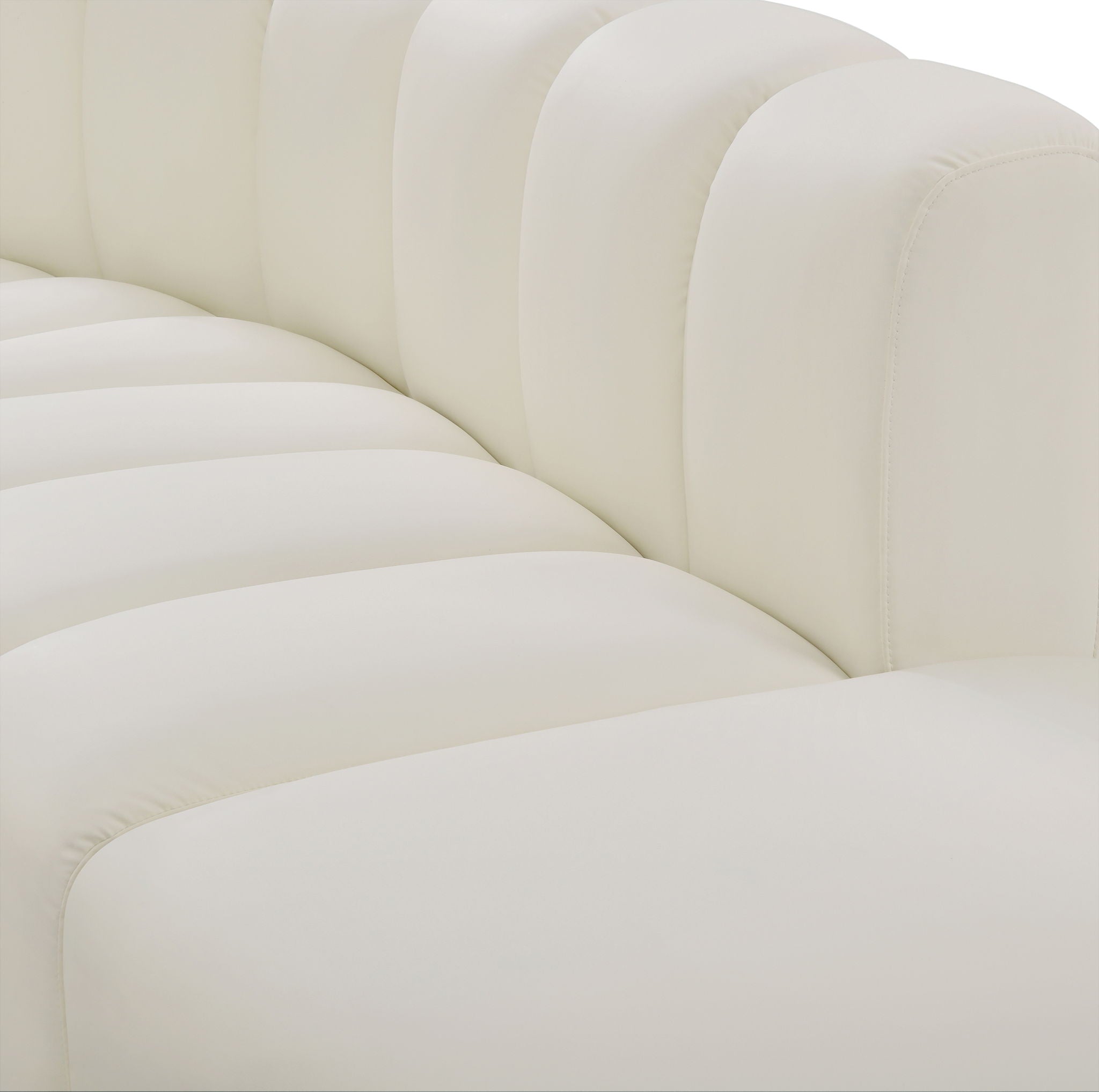 Arc - Faux Leather Modular U-Shaped Sectional