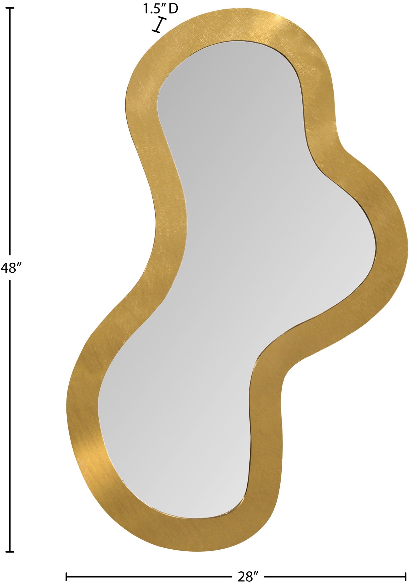 Oblique - Metal Frame Mirror