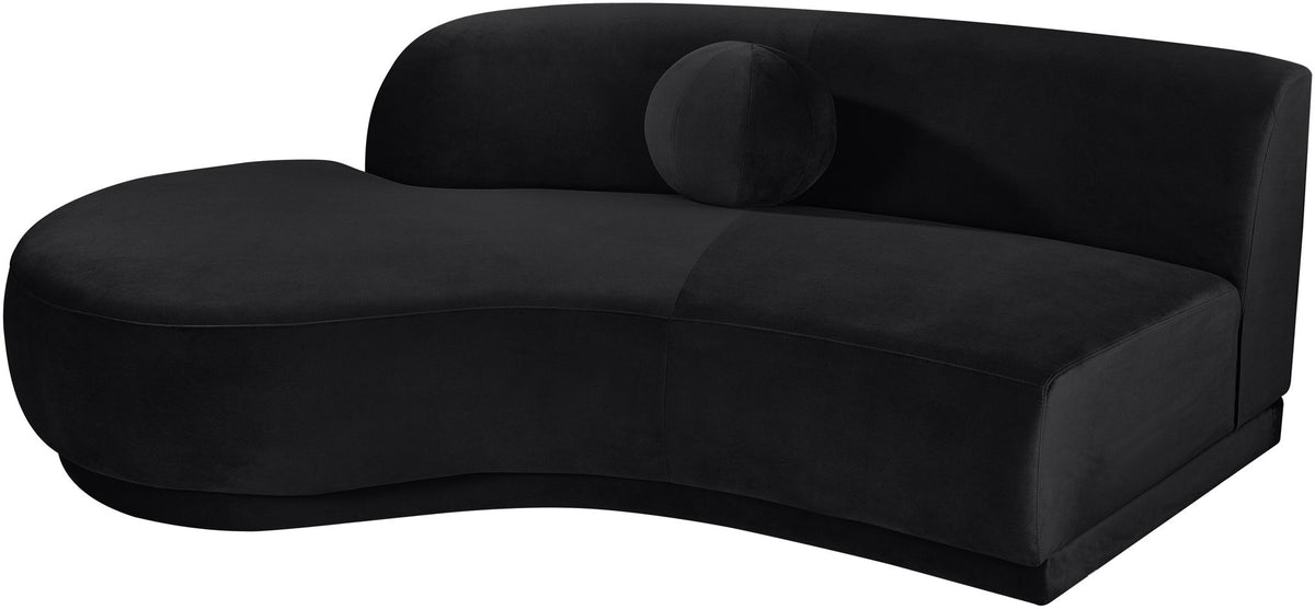 Avra - 86" Velvet Performance Fabric Upholstered Sofa