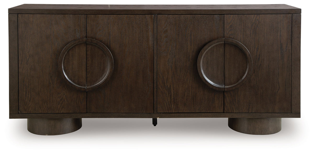 Veeda - Accent Cabinet - Dark Brown