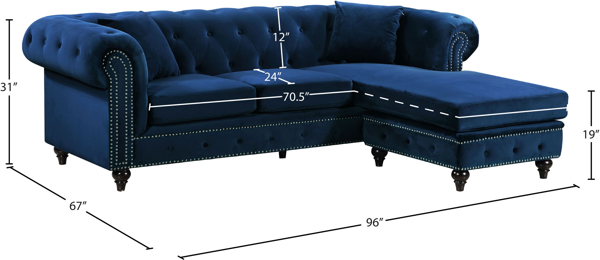 Sabrina - Reversible Sectional