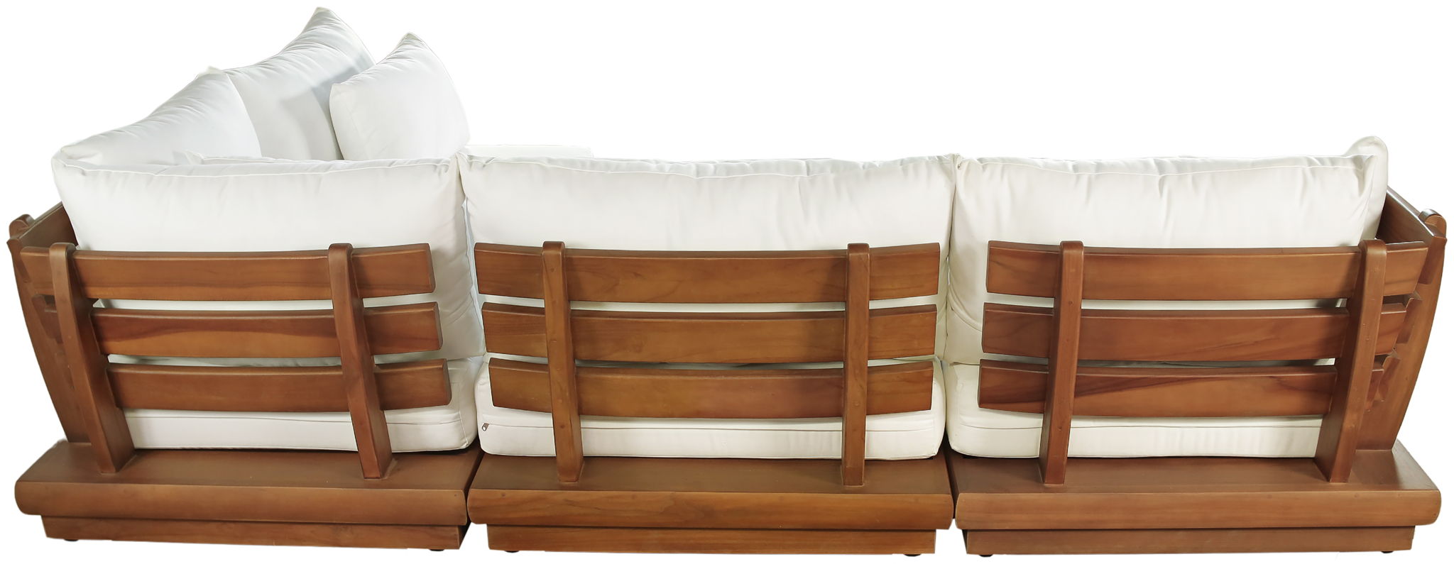 Mirella - 4 Piece Water Resistant Fabric Outdoor Patio Modular Sectional