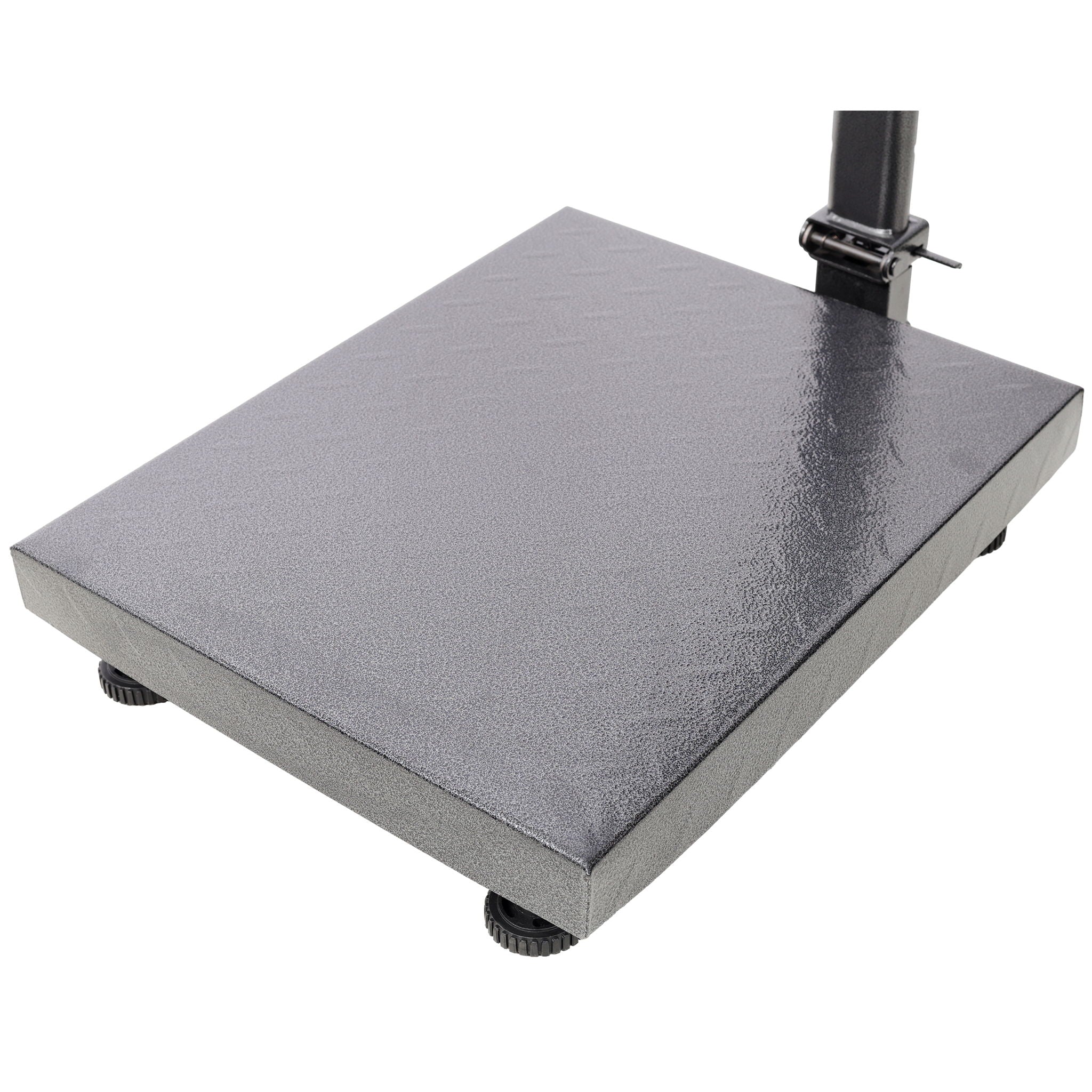 Digital Weight Computing Floor Platform Scale With Price Calculator - Black
