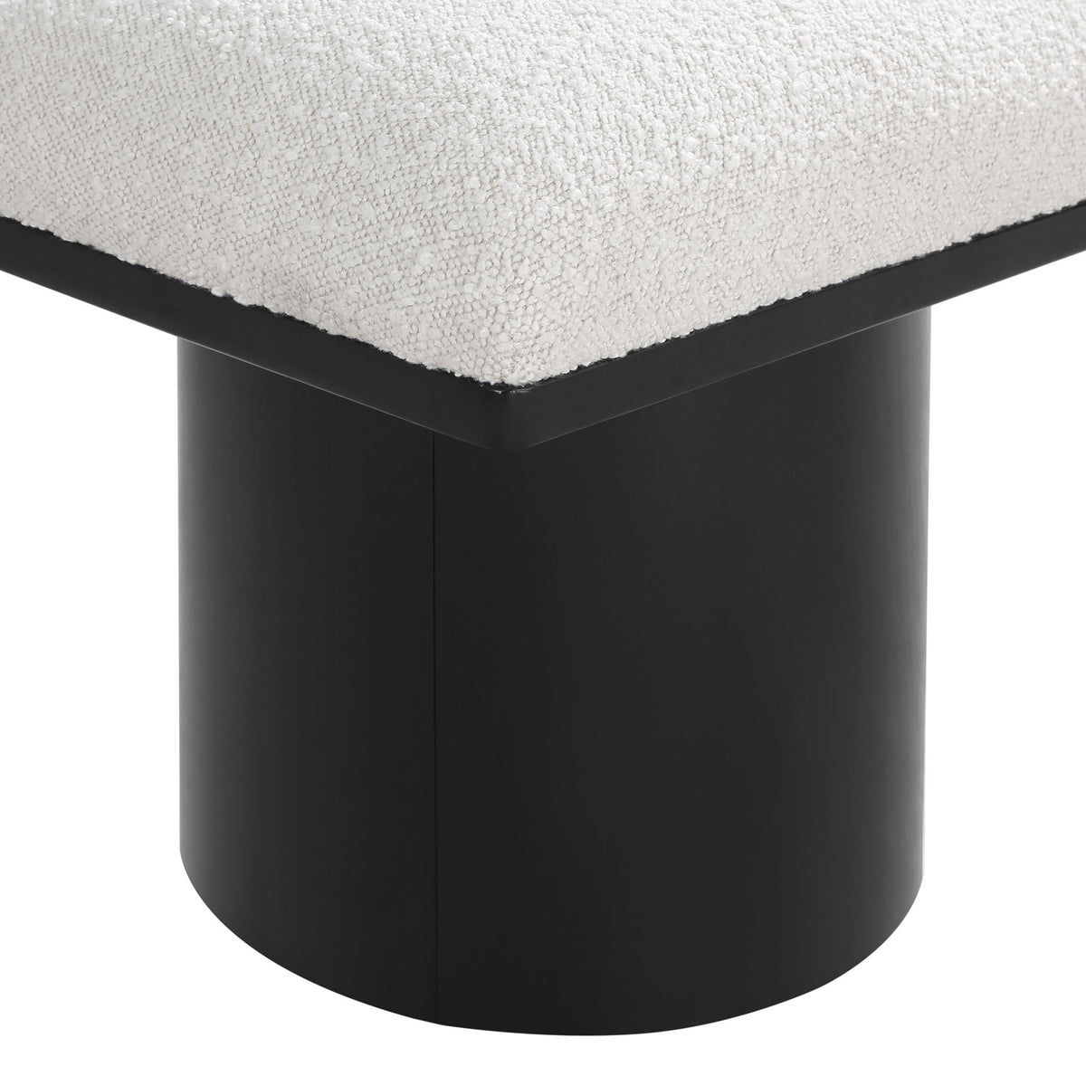Pavilion - 4 Piece Modular Bench With Black Base