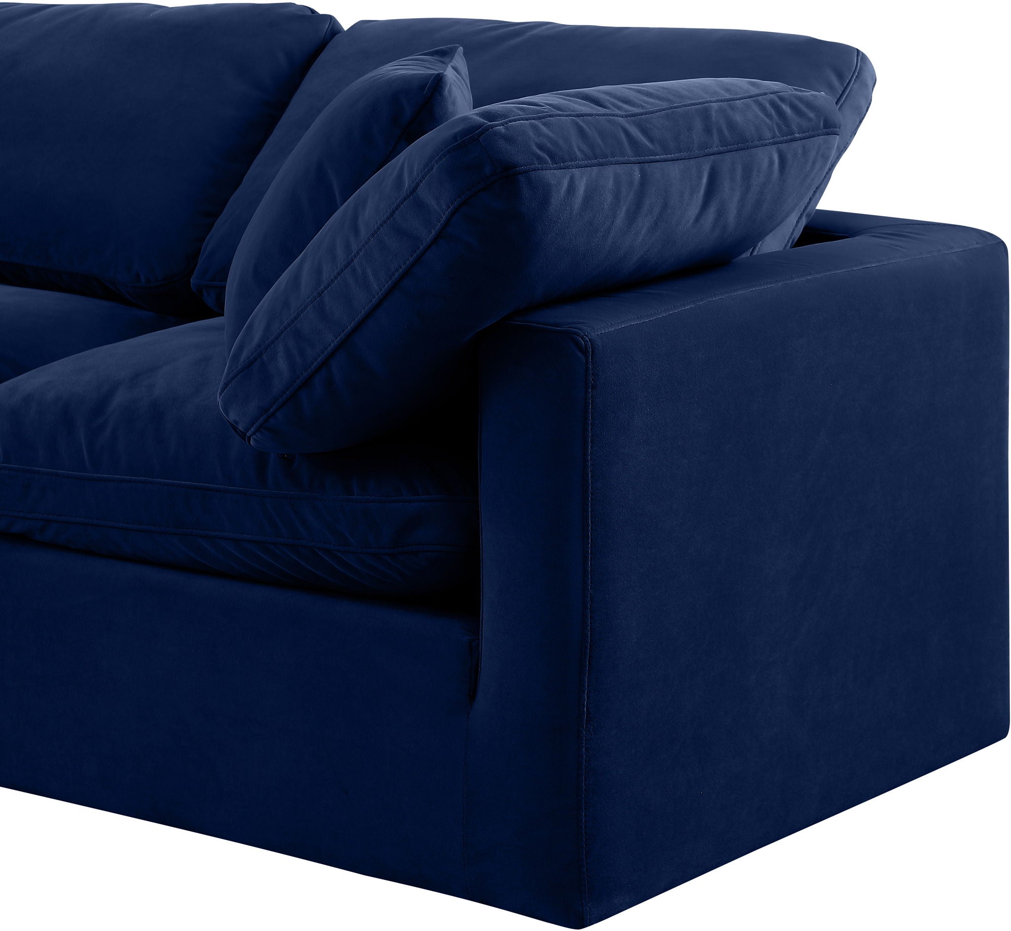 Indulge - Velvet 5 Piece Modular Sectional With Chaise
