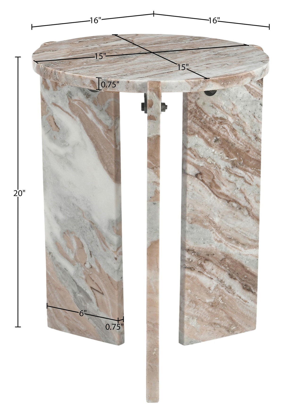 Vernazza - Genuine Marble Table