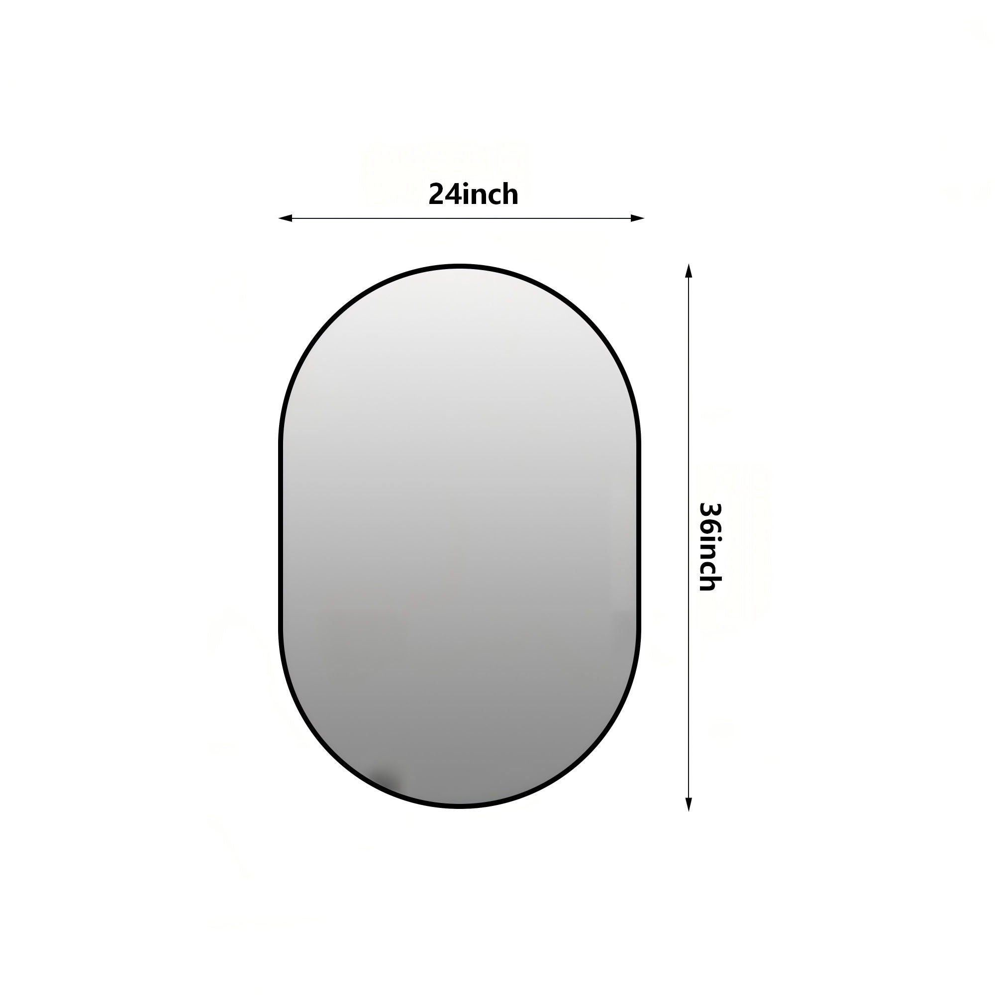 Modern Framed Bathroom Vanity Mirror