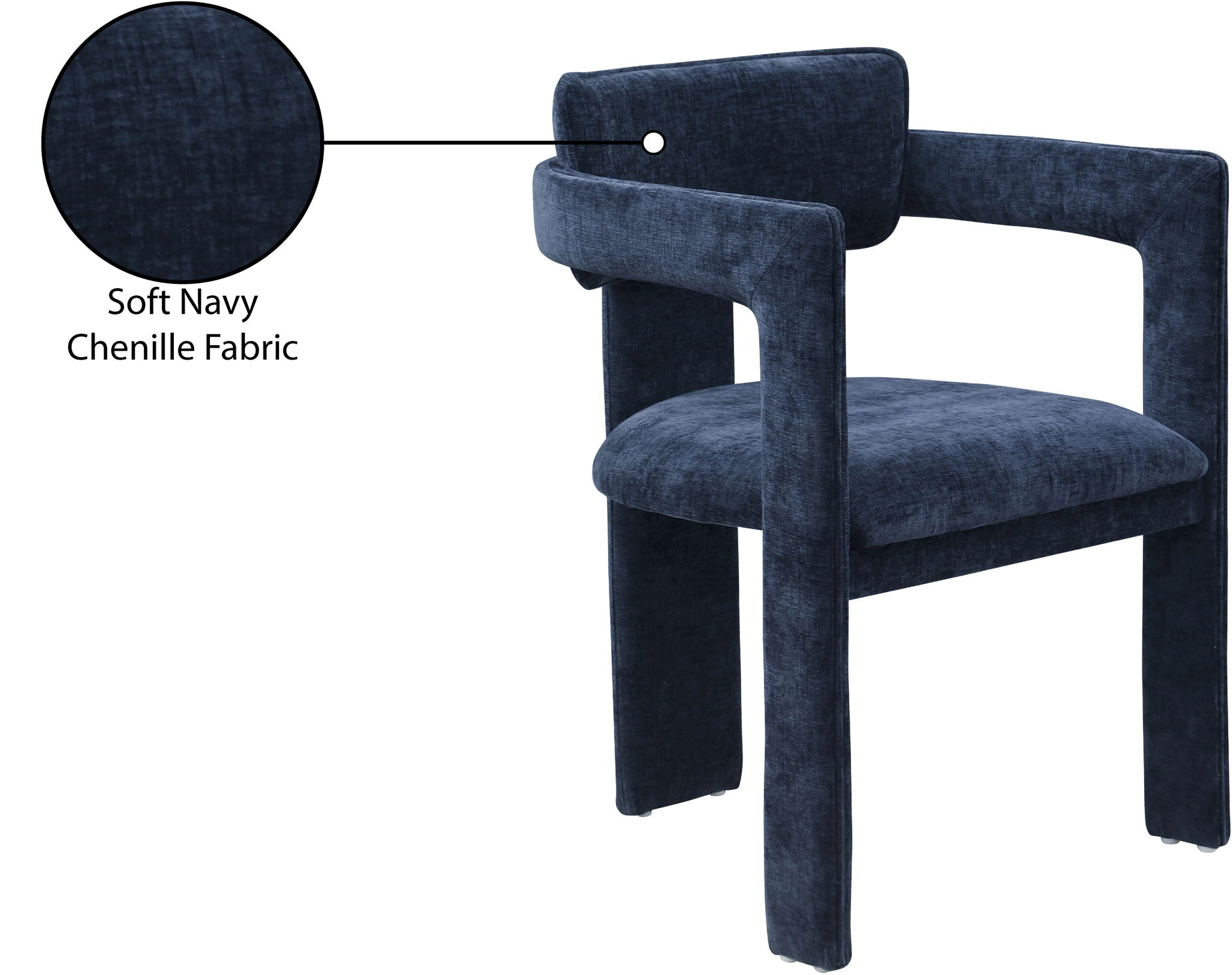 Brenda - Chenille  Dining Chair (Set of 2)