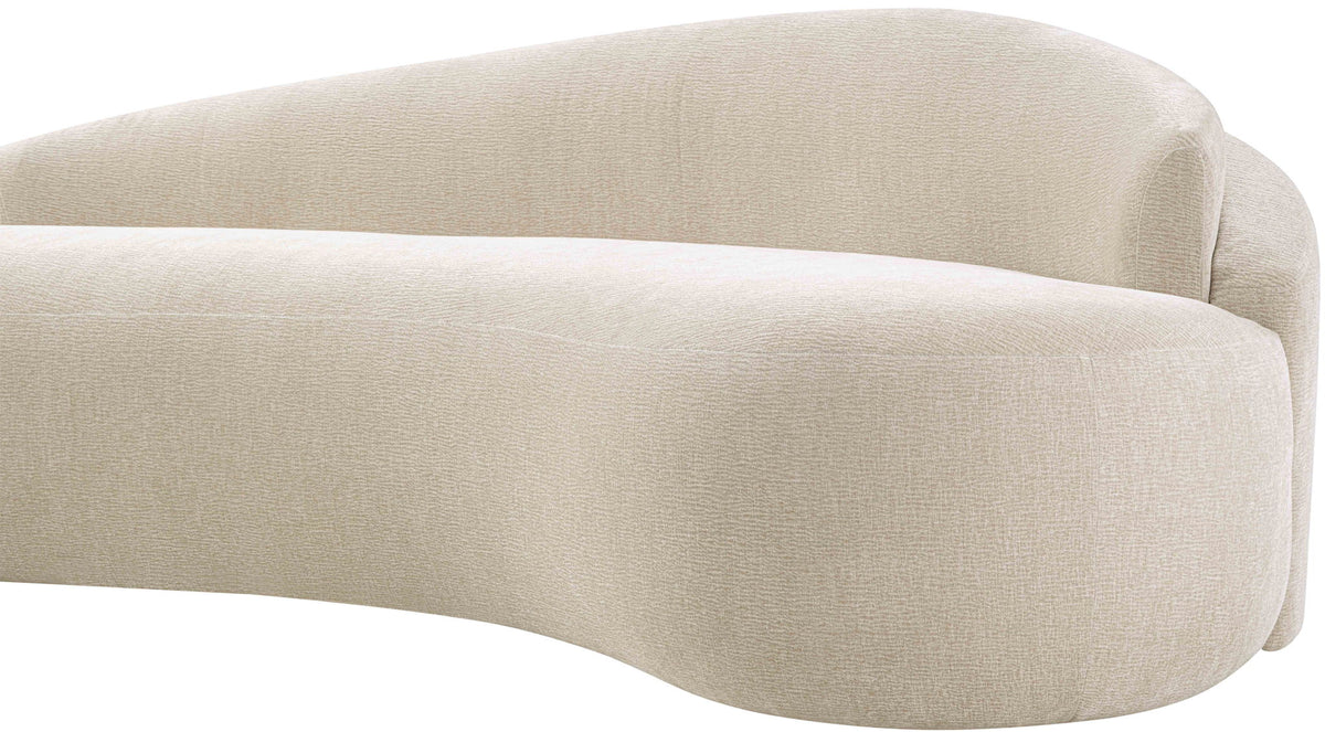 Caspian - Chenille Fabric Upholstered Loveseat