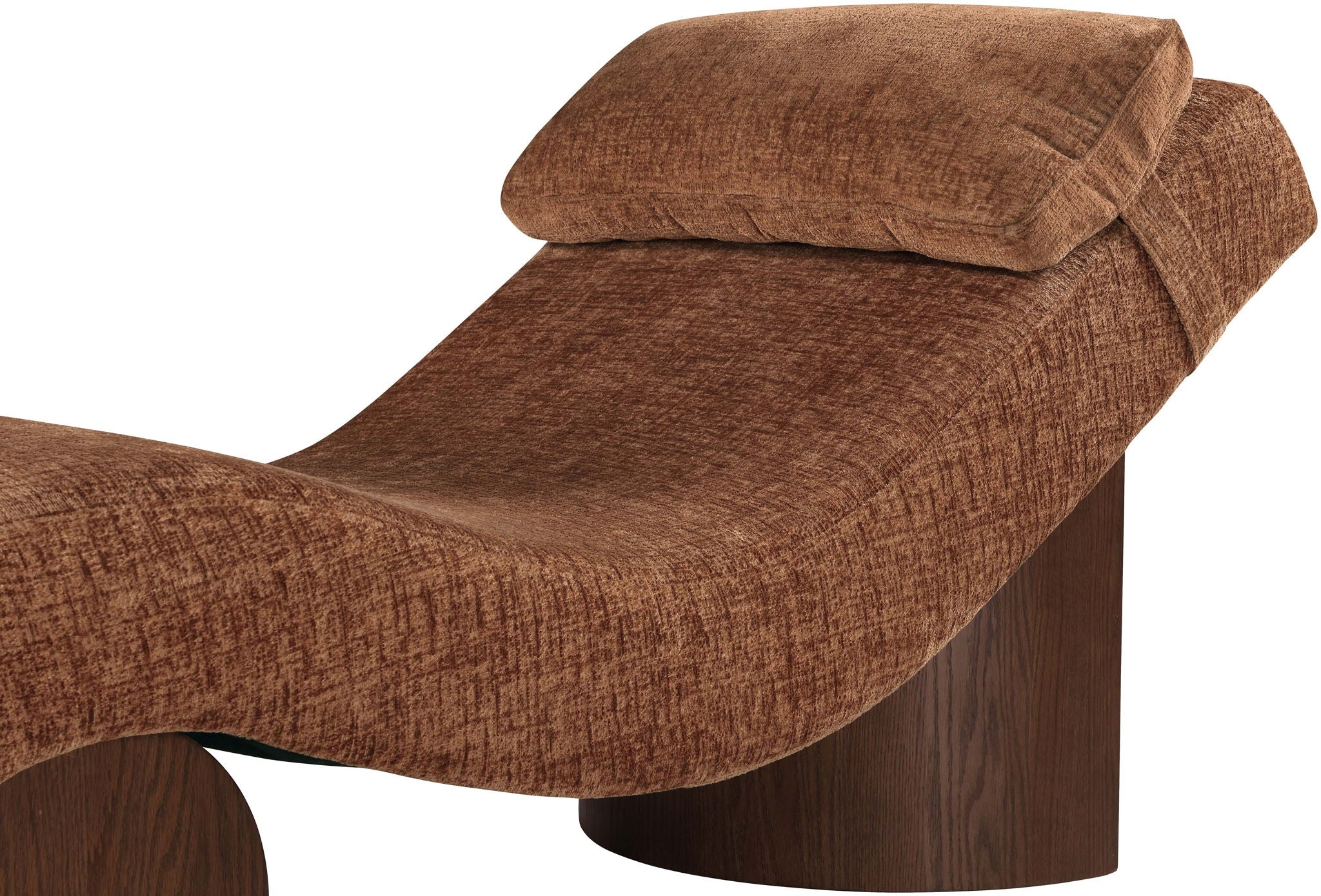 Marcella - Chaise Lounge - Walnut Base