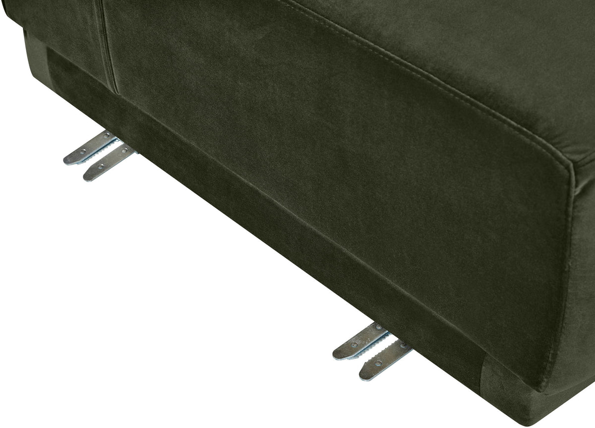 Avra - 146" Velvet Performance Fabric Upholstered Sectional