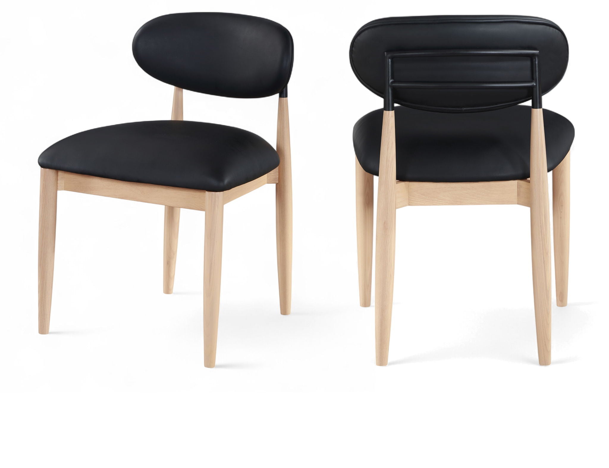 Riccio - Side Chair (Set of 2) - Natural Frame