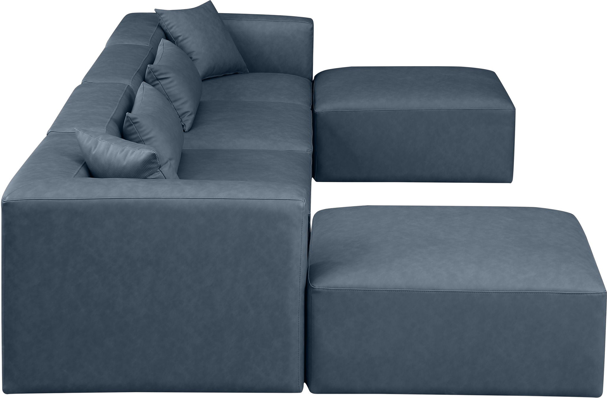 Cube - 6 Piece Modular Double Chaise Sectional