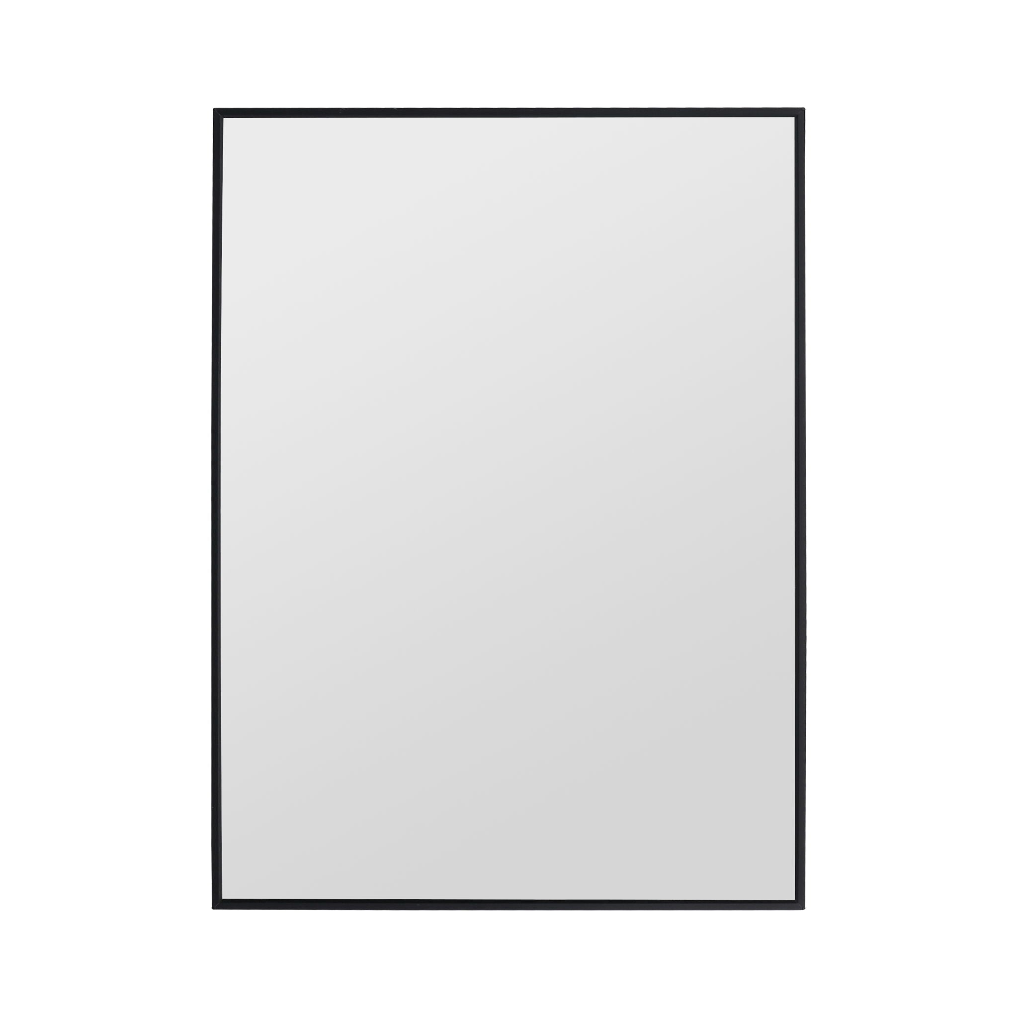 30" Wall Mounted Mirror Cabinet With Door - Imitative Oak
