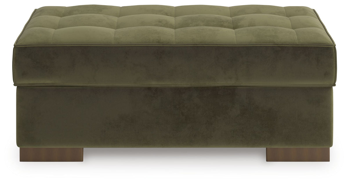 Caspian-Town - Oversized Accent Ottoman - Olive