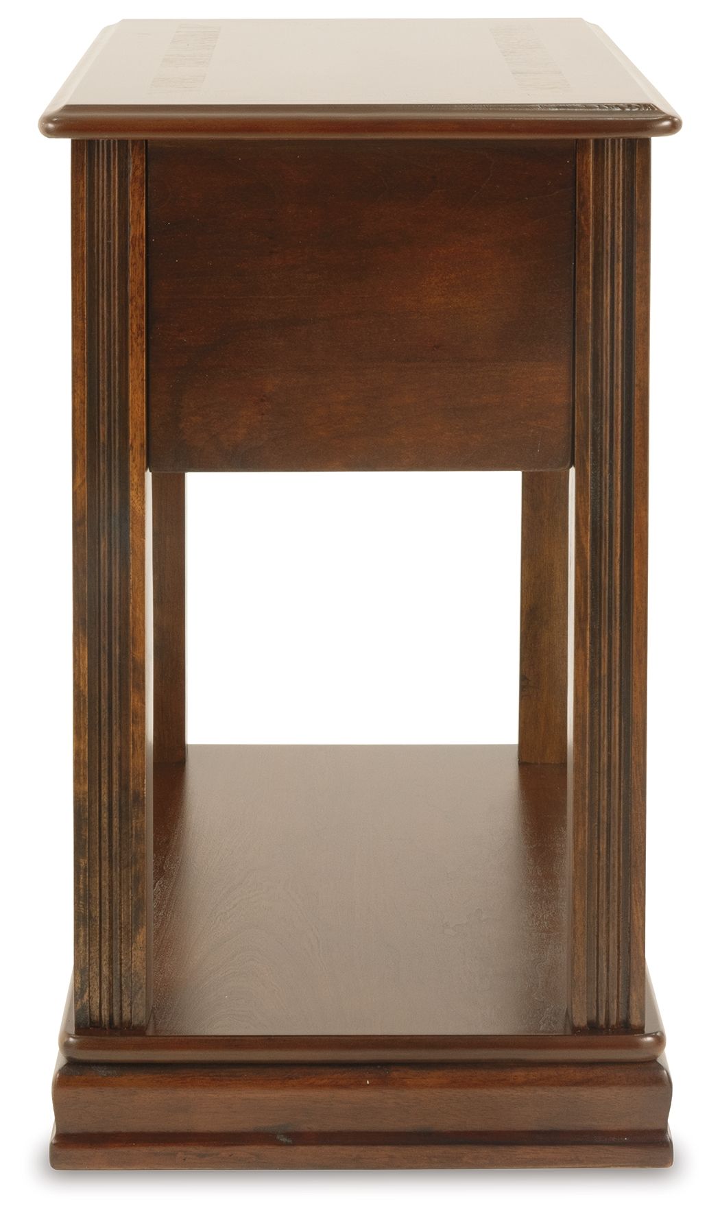 Breegin - Chair Side End Table - Removable Tray - Brown