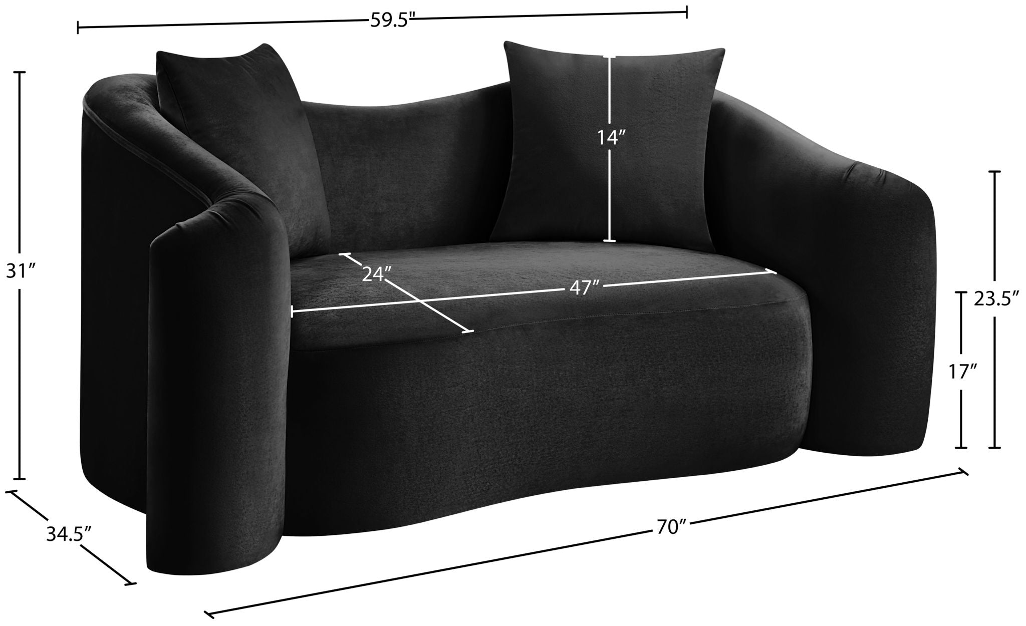 Destin - Loveseat