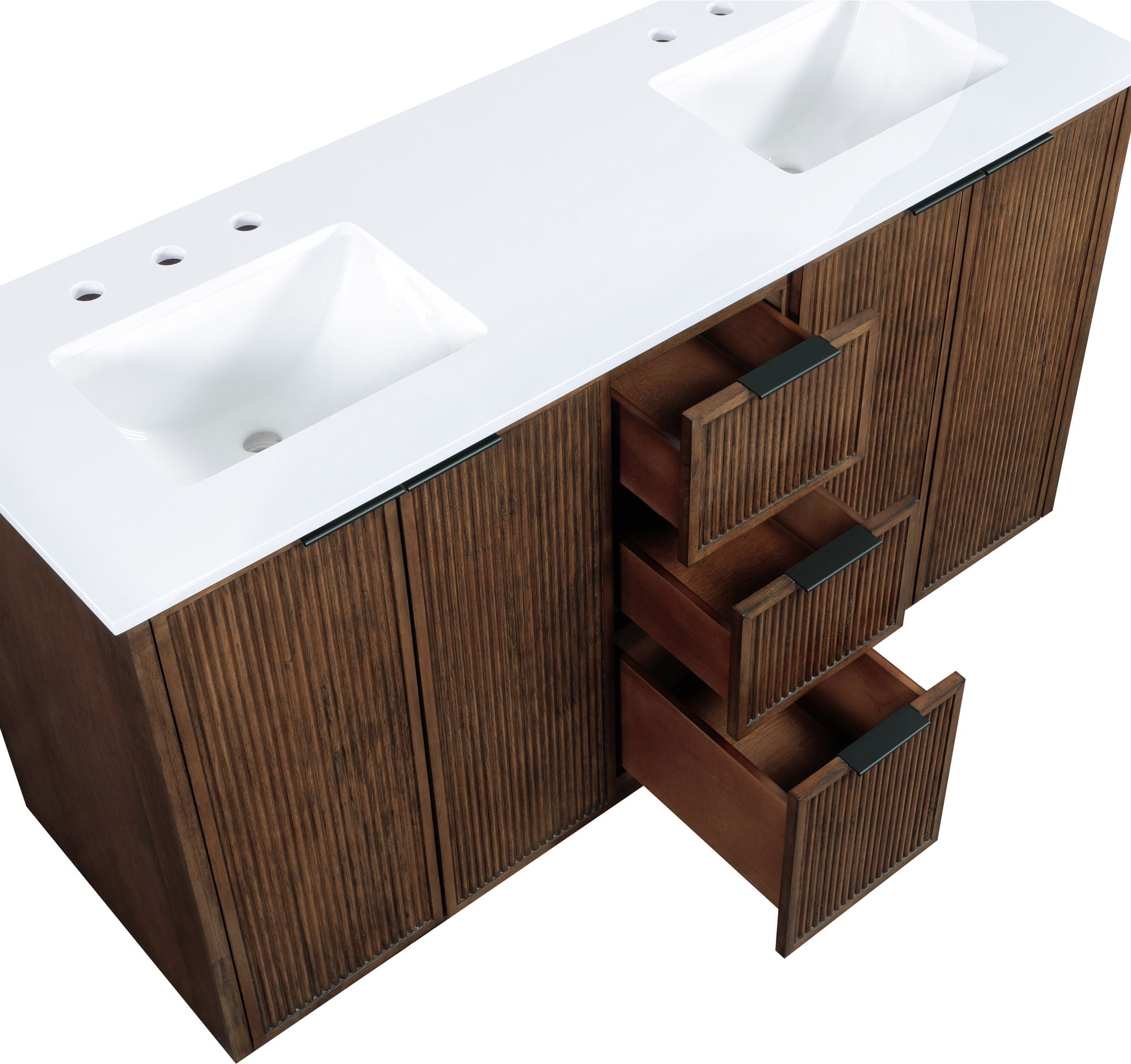 Willard - Engineered Stone And Solid Wood Bathroom Vanity
