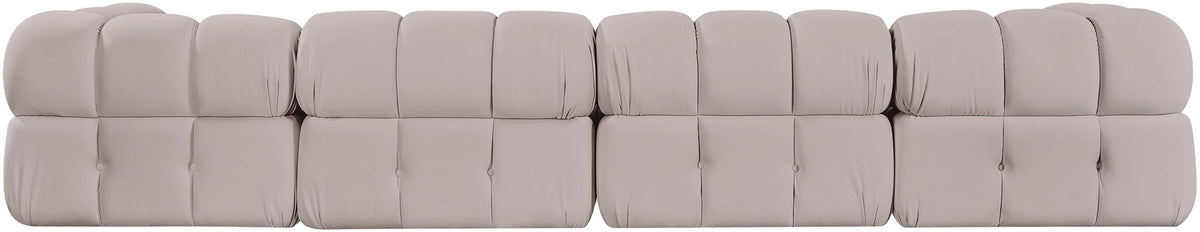 Orin - Fabric Velvet 5 Piece Modular Sectional