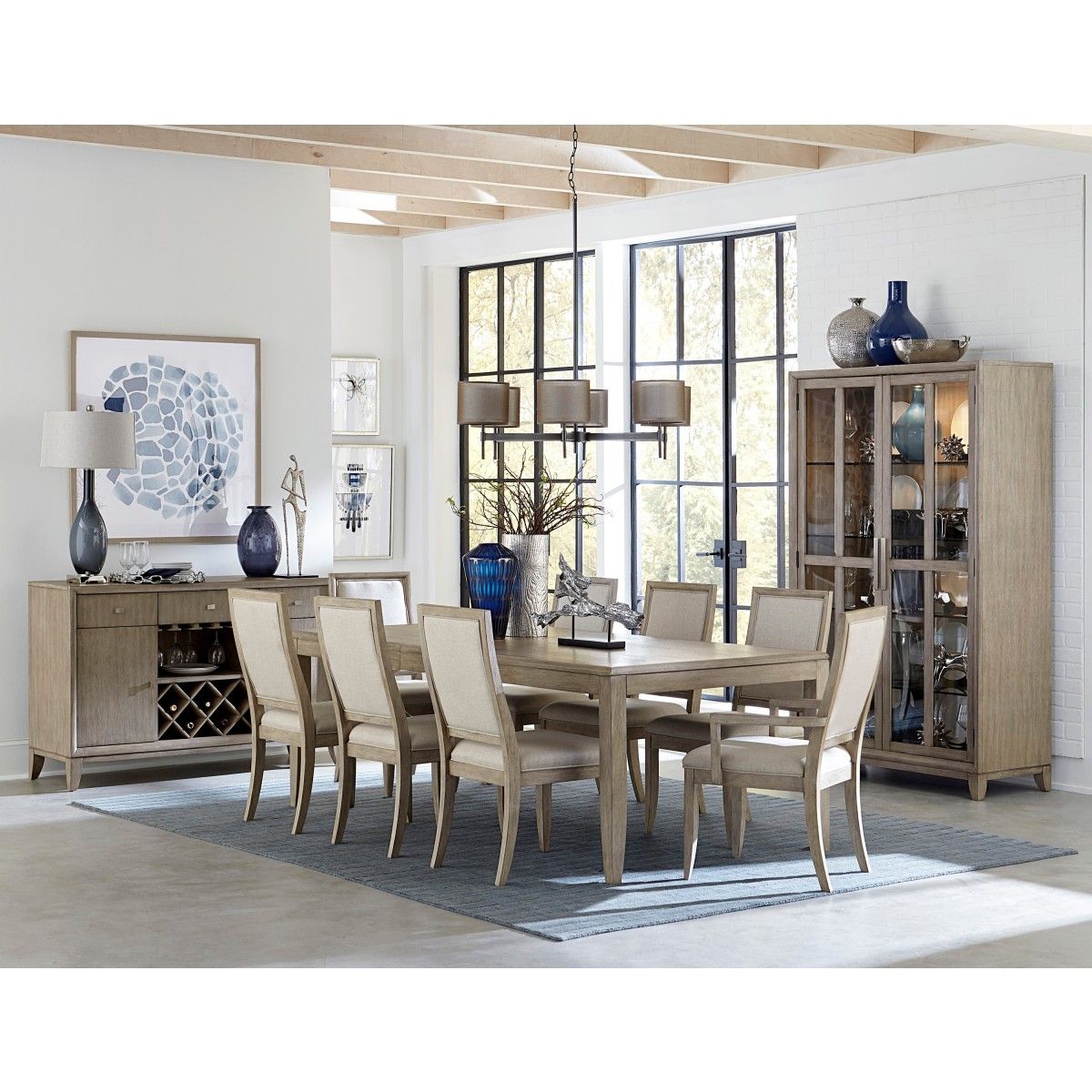 McKewen - Side Chair (Set of 2) - White / Gray