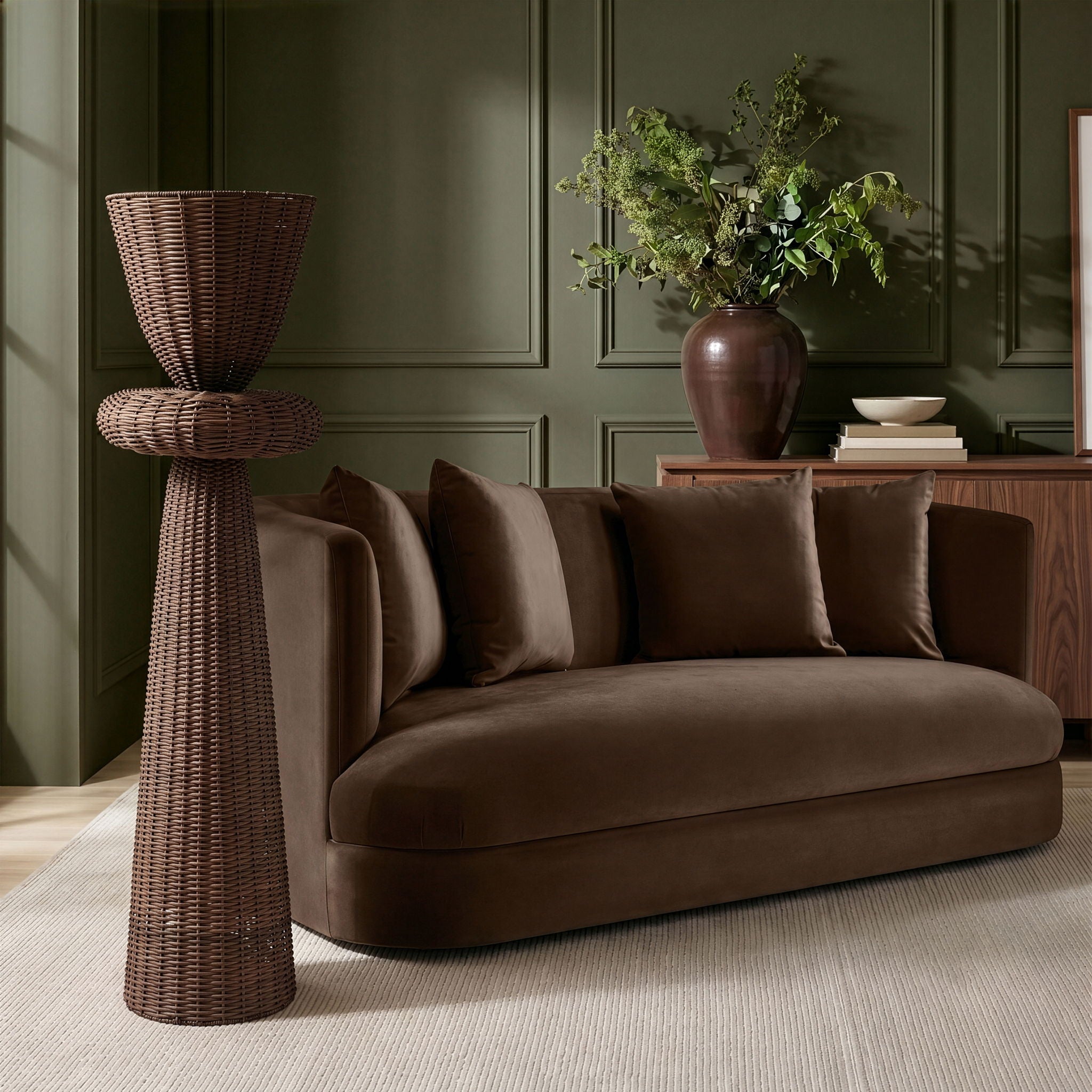 Kindred - Rattan Floor Lamp