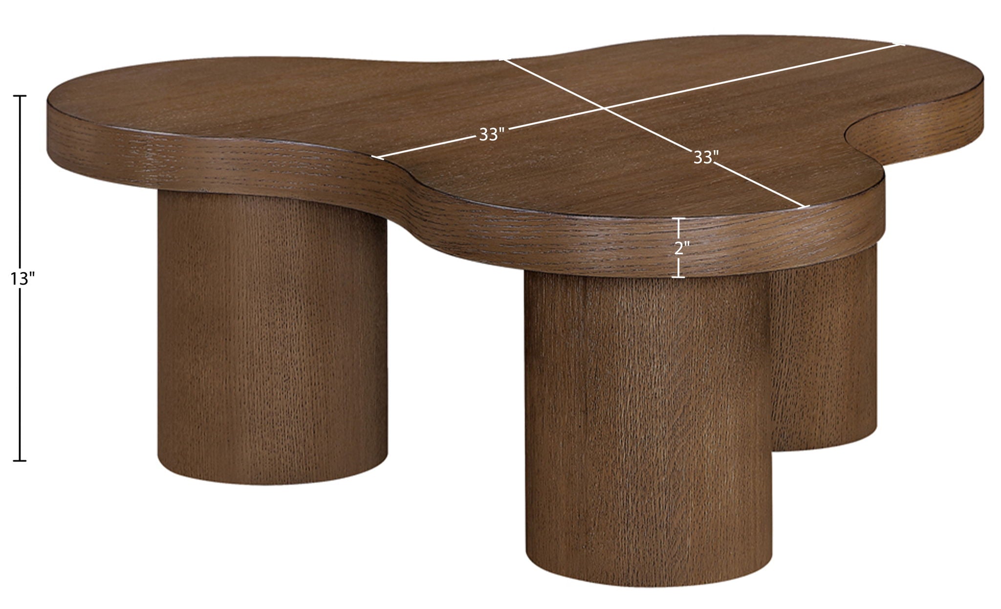 Cove - Oak Veneer And Solid Wood Coffee Table