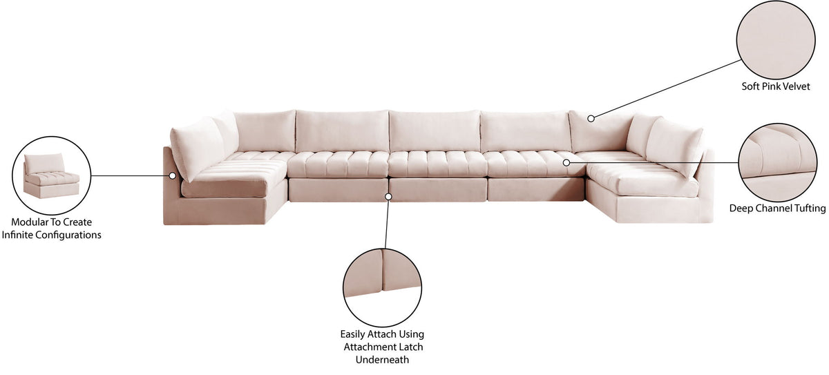 Jacob - Modular U-Shaped Sectional 7 Piece
