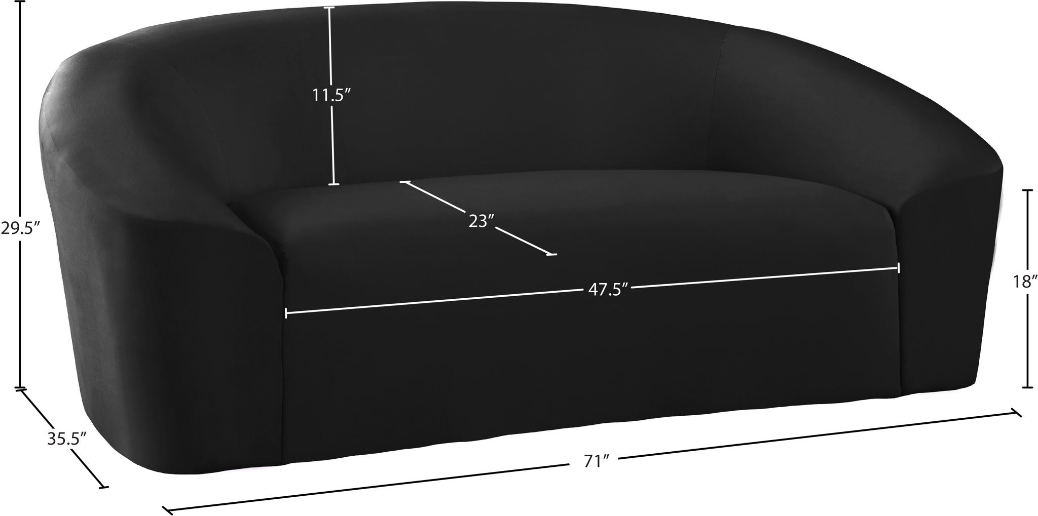 Riley - Loveseat