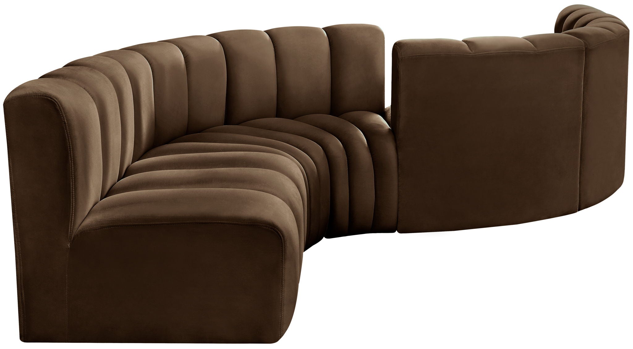 Arc - Velvet 6 Piece Modular Sofa