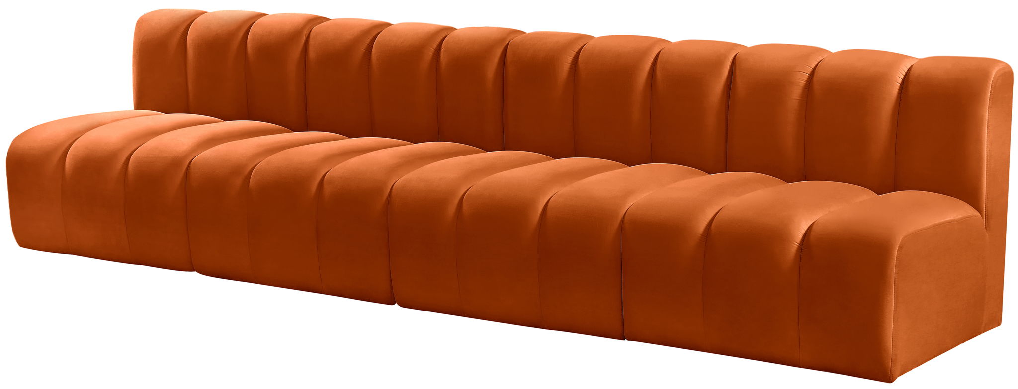 Arc - Velvet 4 Seats Modular Sofa